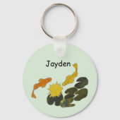 Keychain - Koi and Lily Pads (Voorkant)