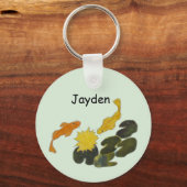Keychain - Koi and Lily Pads (Voorkant)