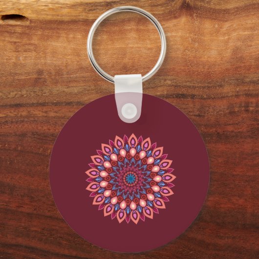 Keychain mandala art  (Voorkant)