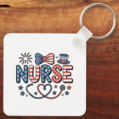 Keychain-Patriotic 4th of July Sleutelhanger (Achterkant)