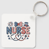 Keychain-Patriotic 4th of July Sleutelhanger (Achterkant)