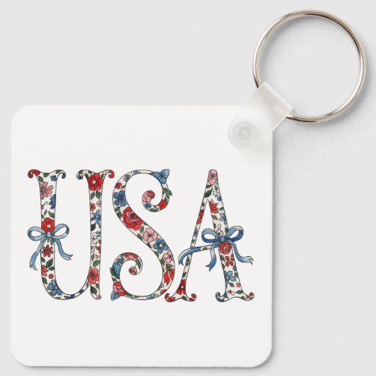   Keychain Patriotic US 250th Anniversary Keychain (Achterkant)