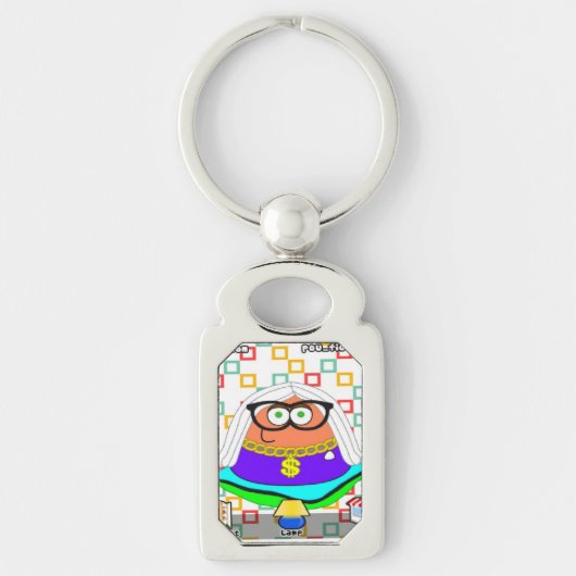 Keychain Pou Fiofofo (Voorkant)