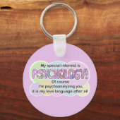 Keychain Psychology Love Language (ADHD, Autistic) (Voorkant)