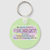 Keychain Psychology Love Language (ADHD, Autistic) (Achterkant)