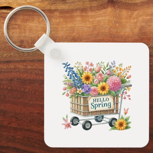 Keychain-Spring Floral Keychain (Voorkant)