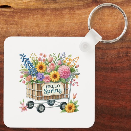 Keychain-Spring Floral Keychain (Achterkant)