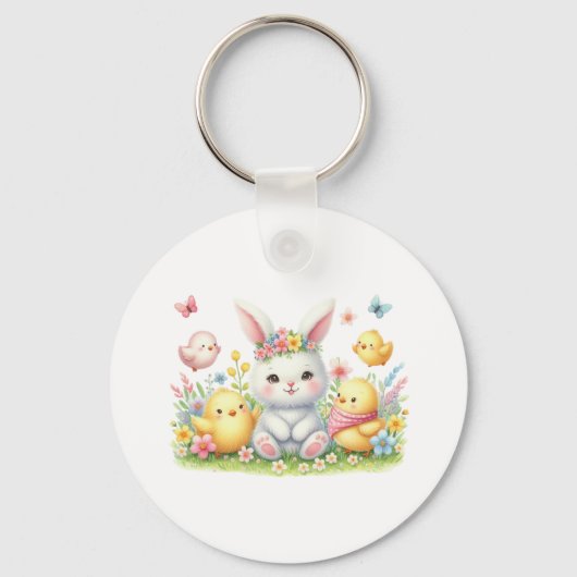 Keychain-Spring Floral Keychain (Achterkant)