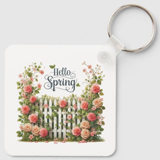 Keychain-Spring Floral Keychain (Achterkant)