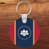 Keychain with Flag of Mississippi (Voorkant)