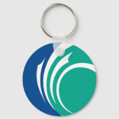 Keychain with Flag of Ottawa, Canada (Voorkant)