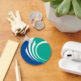 Keychain with Flag of Ottawa, Canada