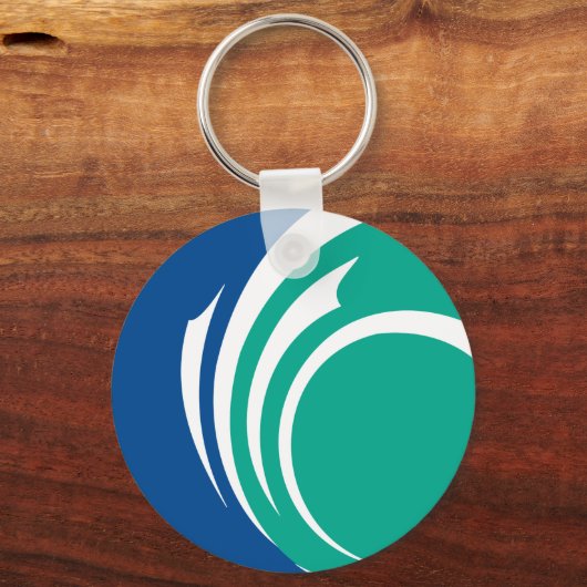 Keychain with Flag of Ottawa, Canada (Voorkant)