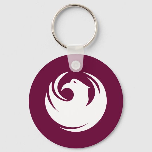 Keychain with Flag of Phoenix City, Arizona (Voorkant)