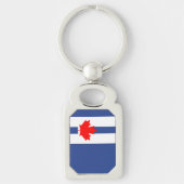 Keychain with flag of Toronto (Voorkant)