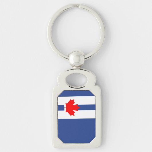 Keychain with flag of Toronto (Voorkant)