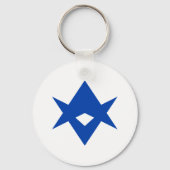 Keychain with Flag of Toyota city, Japan (Achterkant)
