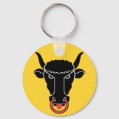 Keychain with Flag of Uri canton, Switzerland (Achterkant)