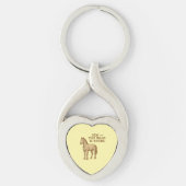 Keychain with horse (Voorkant)