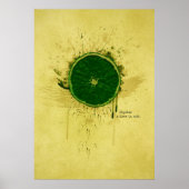 KEYCHEE een limoen in zijde Poster (Voorkant)