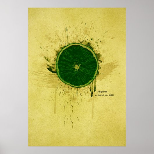 KEYCHEE een limoen in zijde Poster (Voorkant)