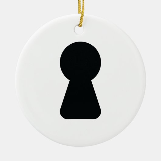 KEYHOLE KERAMISCH ORNAMENT (Voorkant)