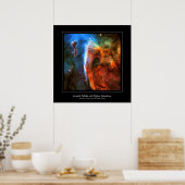 Keyhole Nebula en Digitus Impudicus Poster (Keuken)