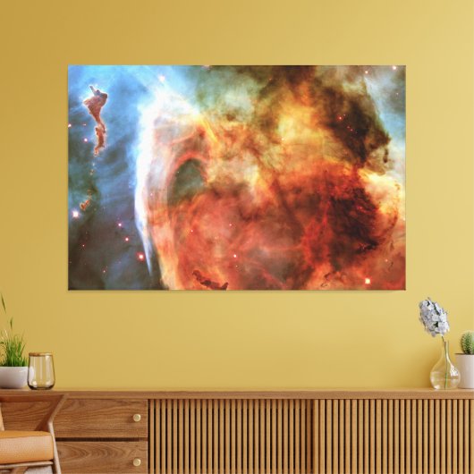 Keyhole Nebula Middle Finger of God Carina Nebula Canvas Afdruk (Insitu (Woonkamer))