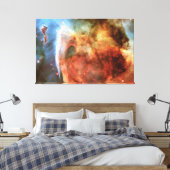 Keyhole Nebula Middle Finger of God Carina Nebula Canvas Afdruk (Insitu (Slaapkamer))