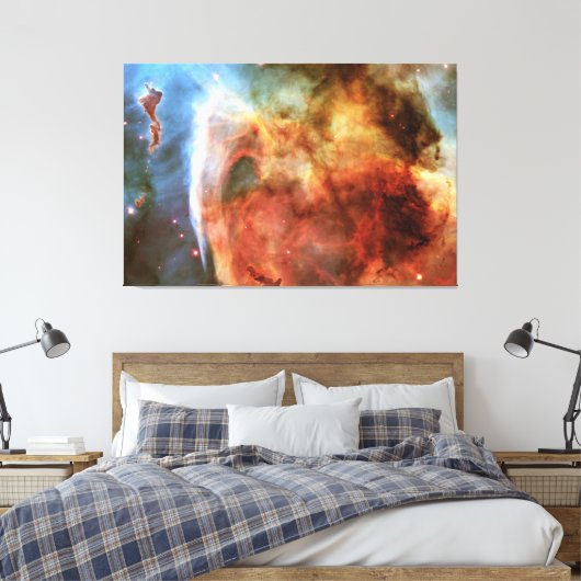 Keyhole Nebula Middle Finger of God Carina Nebula Canvas Afdruk (Insitu (Slaapkamer))