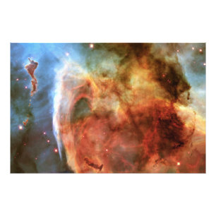 Keyhole Nebula Middle Finger of God Carina Nebula Foto Afdruk