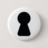 KEYHOLE RONDE BUTTON 5,7 CM (Voorkant)
