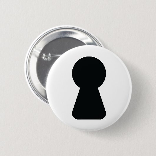 KEYHOLE RONDE BUTTON 5,7 CM (Voorkant /achterkant)