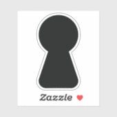 KEYHOLE STICKER (Vel)