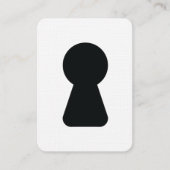 KEYHOLE VISITEKAARTJE (Voorkant)