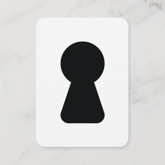 KEYHOLE VISITEKAARTJE (Voorkant)