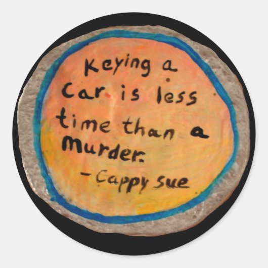 Keying auto's en moord stickers (Voorkant)
