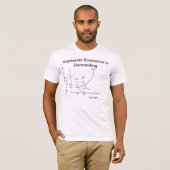 Keynesiaanse Economie eist met AS/AD T-shirt (Voorkant volledig)