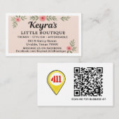 KEYRA'S LITTLE BOUTIQUE IN UVALDE VISITEKAARTJE (Voorkant / Achterkant)