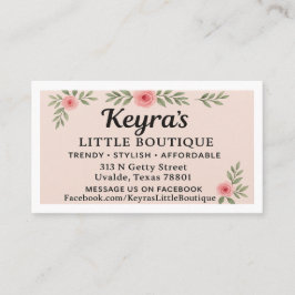 KEYRA'S LITTLE BOUTIQUE IN UVALDE VISITEKAARTJE