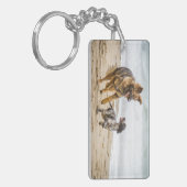 Keyring chain German Shepherd Dog & Cockerspaniel Sleutelhanger (Voorkant Links)
