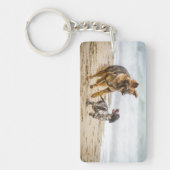 Keyring chain German Shepherd Dog & Cockerspaniel Sleutelhanger (Voorkant)