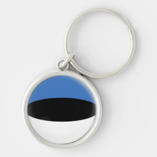 Keyring Estonia Estaonian vlag Sleutelhanger