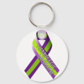 Keyring - Hemiplegische migraine Ribbon Sleutelhanger (Voorkant)