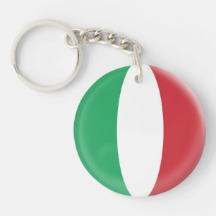 Keyring Italy — Italiaanse vlag Sleutelhanger