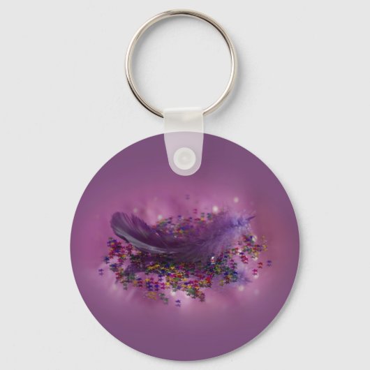 Keyring - Paarse airys doezelaar Sleutelhanger (Voorkant)