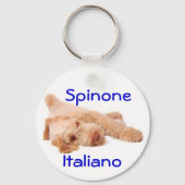 Keyring - Spinone Italiano. Sleutelhanger (Voorkant)