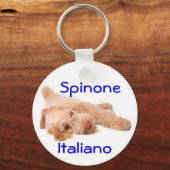 Keyring - Spinone Italiano. Sleutelhanger (Voorkant)