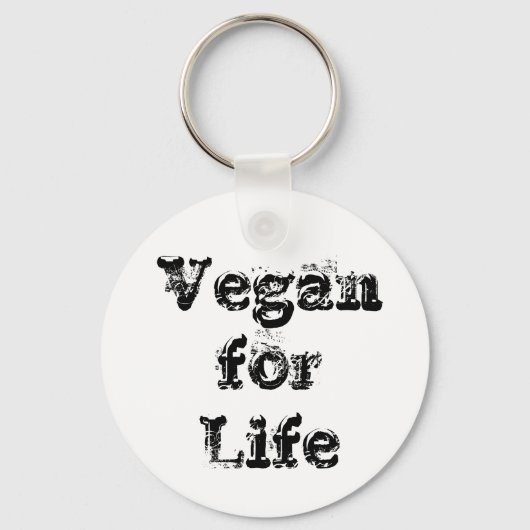 Keyring - Vegan for Life Sleutelhanger (Voorkant)