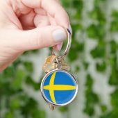 Keyring Zweedse vlag Sleutelhanger (Hand)